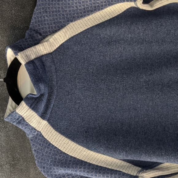 Prana Wool Blend Men's Long Sleeve Mock Neck Pullover Sweater Size Medium - Picture 2 of 13